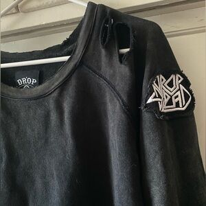 DROP DEAD 2012 Distressed Sweater